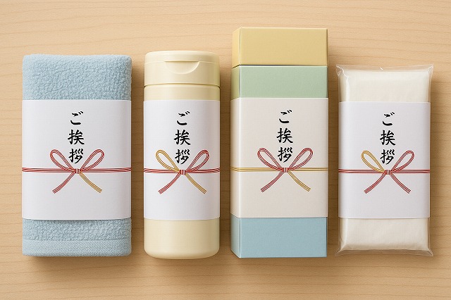 粗品　工事挨拶