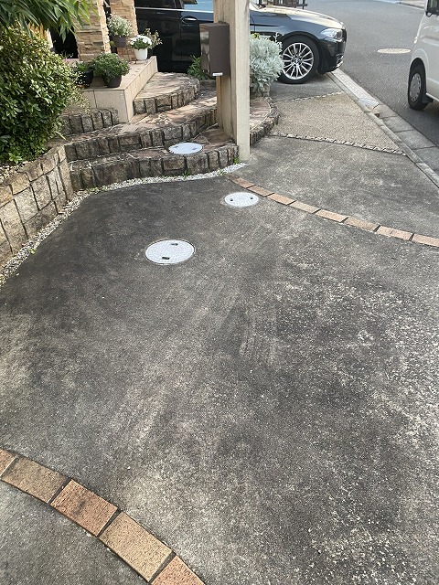 土間の汚れ