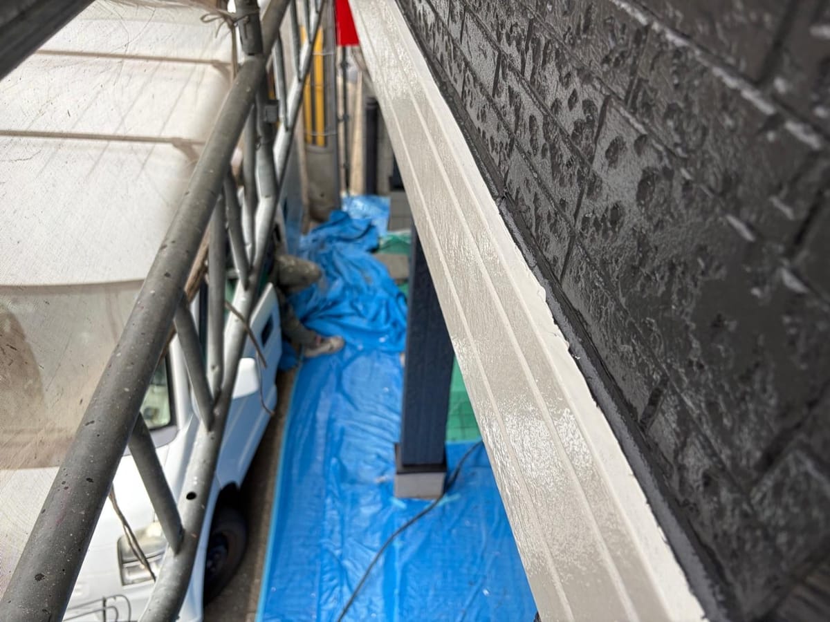 幕板 下塗り完了