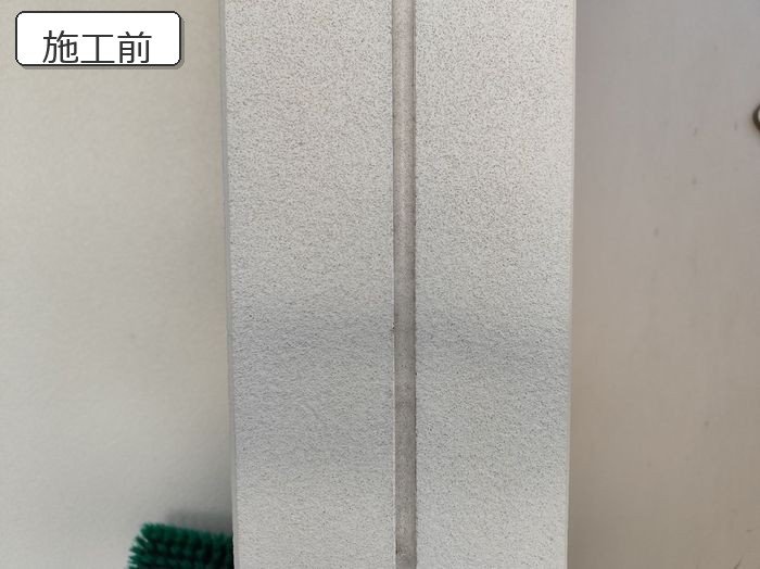八尾市太子堂のH様邸 サイディング目地のシーリング劣化 施工前