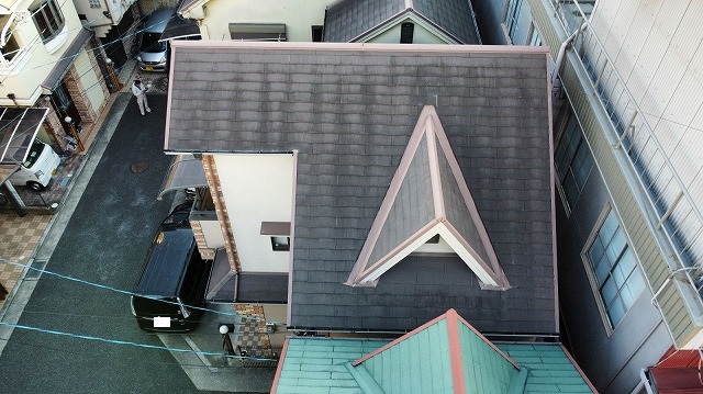 施工前　屋根写真