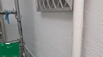 外壁上塗り完了