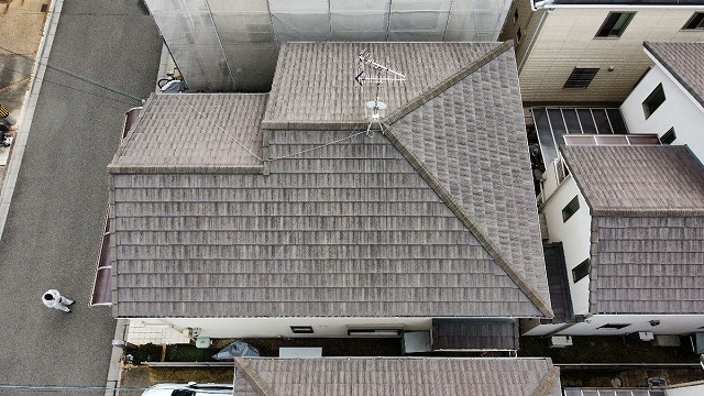 施工前　屋根写真