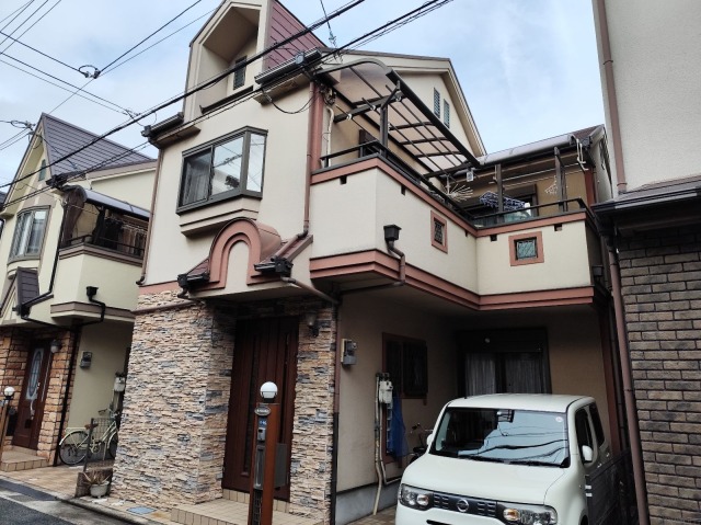 八尾市M様邸塗装前