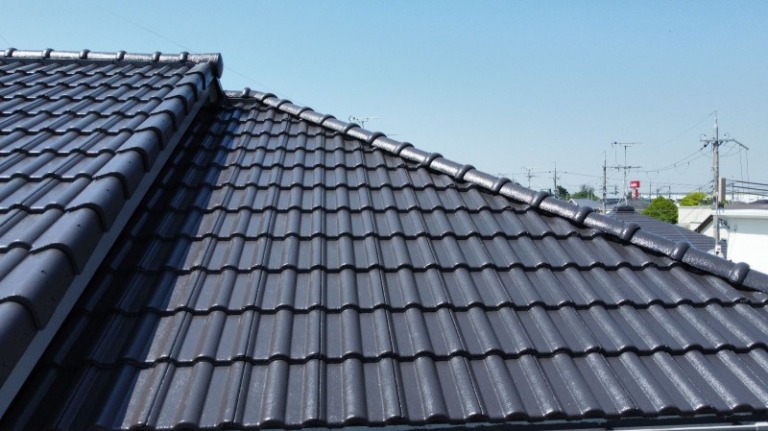 羽曳野市羽曳が丘Y様邸屋根塗装後