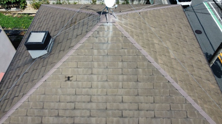 屋根　ドローン　全体