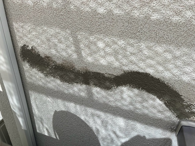 ひび割れ補修補修後