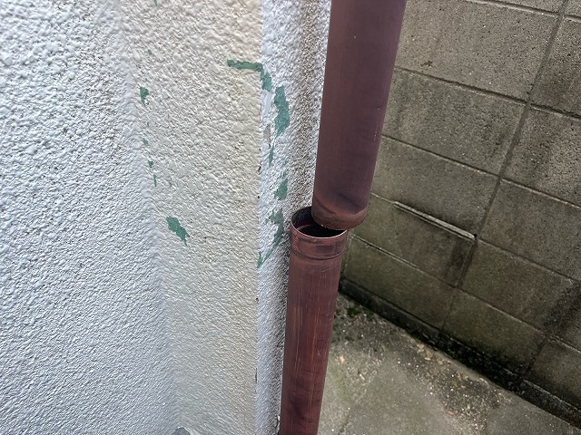 縦樋の劣化