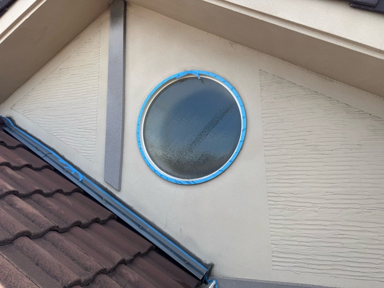 曲面養生テープ施工