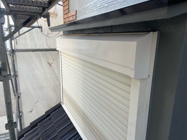 シャッターボックス施工完了